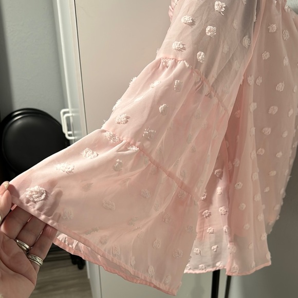 ANDREE BY UNIT Blush Floral Blouse - Picture 4 of 6